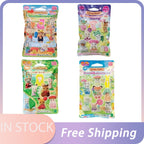 In Stock Casa Sylvanian Families Kitchens Toy For Girl Mini Fairy Tale Party Children'S Toys Kids Girls Miniature Food Blind Bag