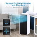 Portable Air Conditioners 8000 BTU, 3 In 1 AC Cooling Unit, 2 Speeds,