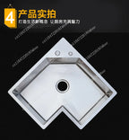 Kitchen Corner Special-shaped Sink, L-shaped Corner Sink, Large Single Tank Dishwashing Basins