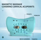 Electric Cervical Massager Neck Shoulder Stretcher Relaxer Chiropractic Traction Device Massage Pillow for Cervical Spine Correc