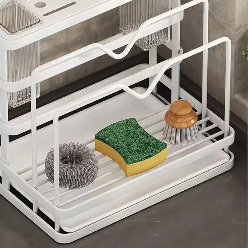 Kitchen Stand Home Utensil Multifunctional Knife Holder Pot Lid Storage Rack Cutlery Holder Counter Cutting Board Rack