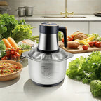Electric Meat Grinder with Five-Speed Stainless Steel Food Processor Meat Vegetables Multifunctional Kitchen Food Shredder