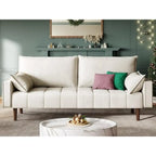 Modern Velvet 3-Seater Sofa