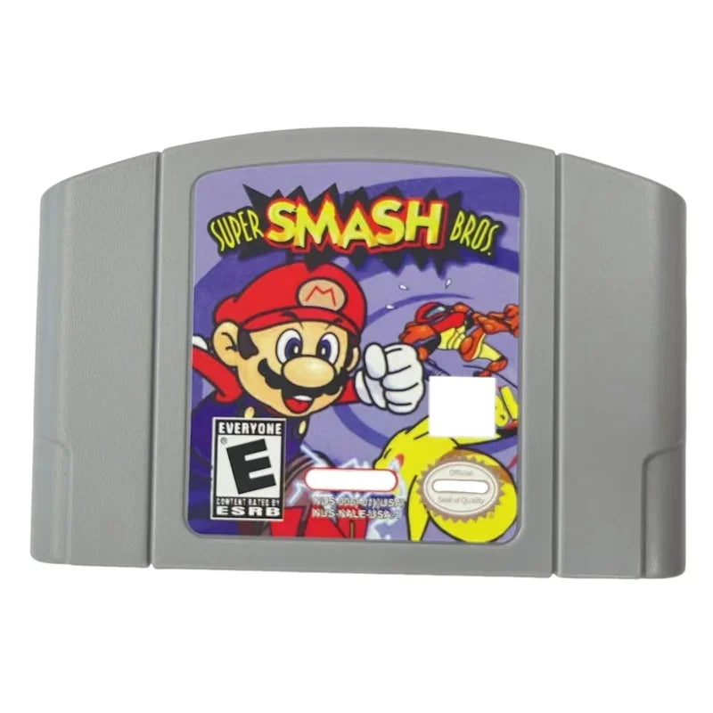 N64 64-Bit Game Cartridge | Super Bros. Series Compatible