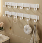 Kitchen Space Aluminum Punch-Free Hooks Are Easy to Install Kitchen Utensils Storage Hooks Bathroom Bathrobe Towel Hangers