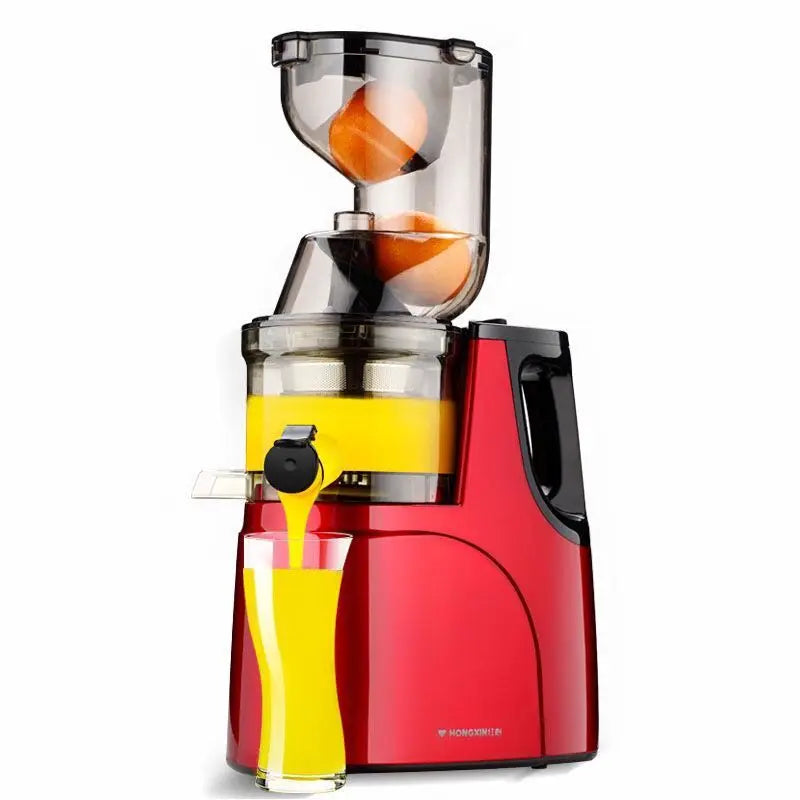Masticating Juicer Machines, 7 inch Slow Cold Press Juicer with Large Feed Chute, Cold Press Juicers for Vegetables and Fruits