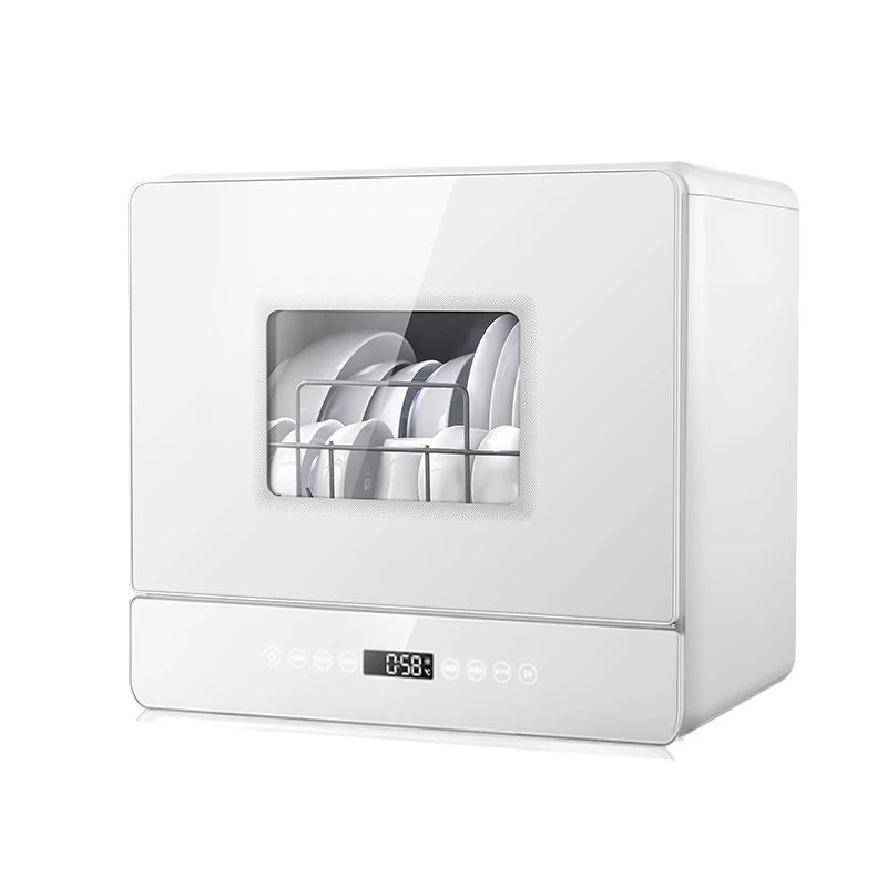 Kitchen Home Electric Automatic Dishwasher Countertop Small Dishwasher UV Portable Touch Control Dishwasher