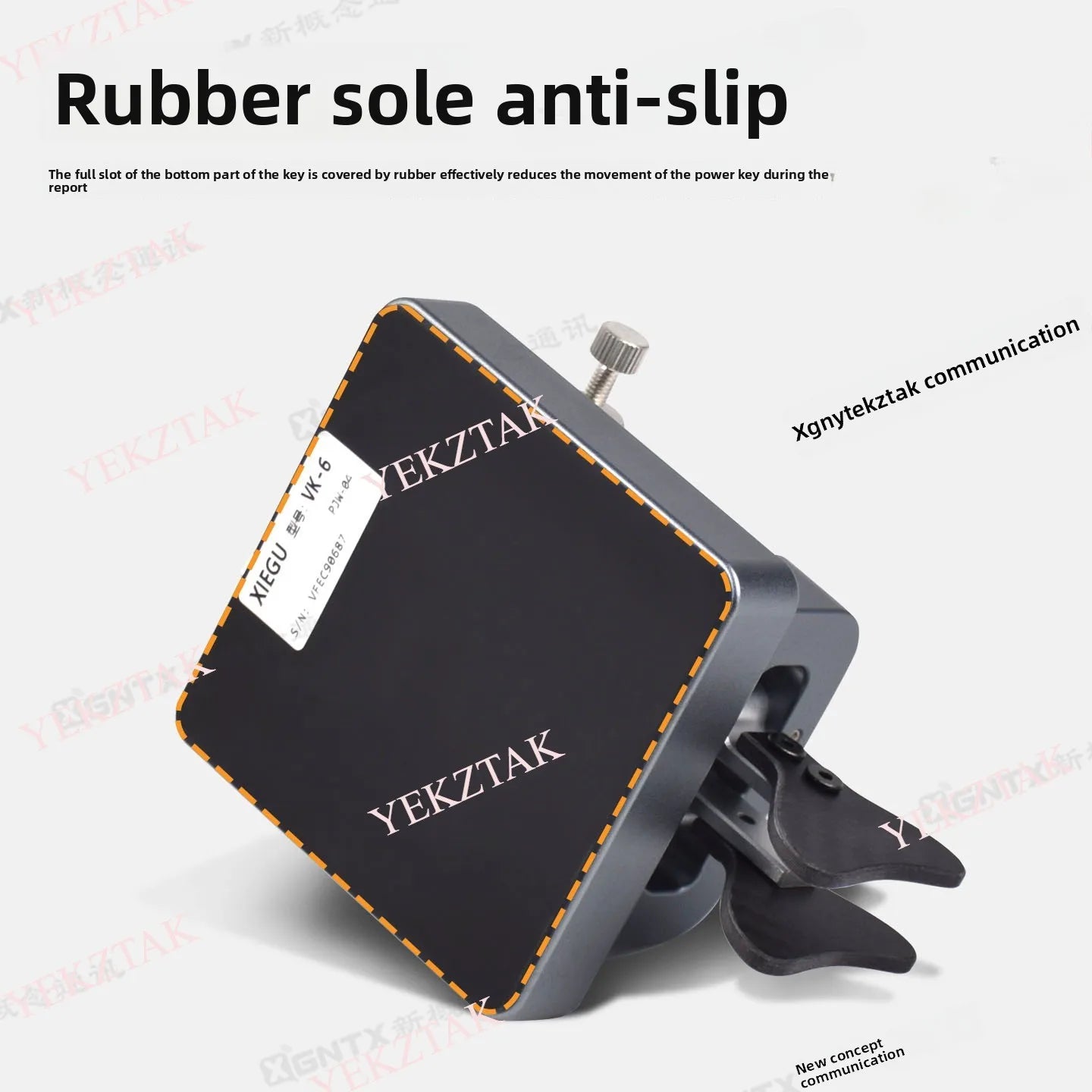 1Pcs Xiegu Electric Key VK-6 Short Wave Wireless Automatic Key, Morse Code Radio Transmission Key Aluminum Alloy Base