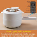 220V Multifunctional Electric Cooker Ceramic Pot Household Low-Power Student Dormitory Rice Cooker Noodle Soup With Steamer Pot