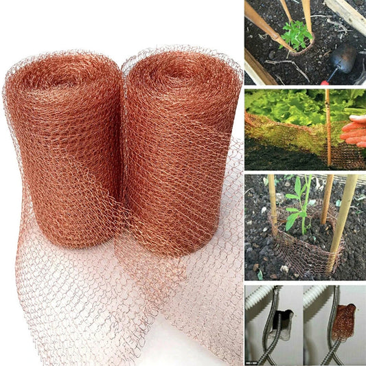 Copper Anti-Snail Wire Mesh Net Signal Shielding Net Wire Pest & Rodent Net Copper Mesh Garden Supplies 3/4/6/9/10/12/15m