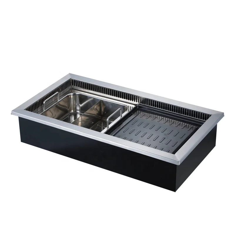 Kitchen equipment, commercial electric hot pot, barbecue, smokeless hot pot, and barbecue restaurant