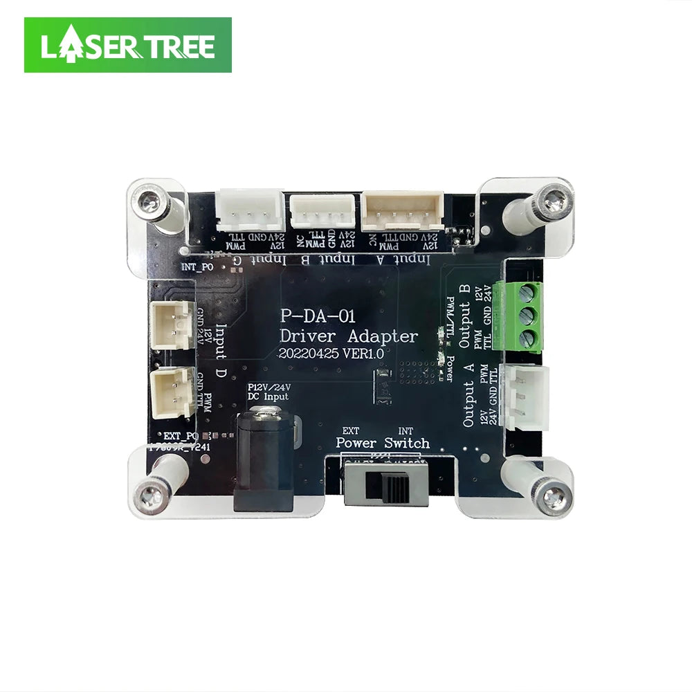 LASER TREE 20W 40W 80W Interface Driver Adapter Board Transfer Board for Laser Engraver Head Laser Module Wood Working Tools