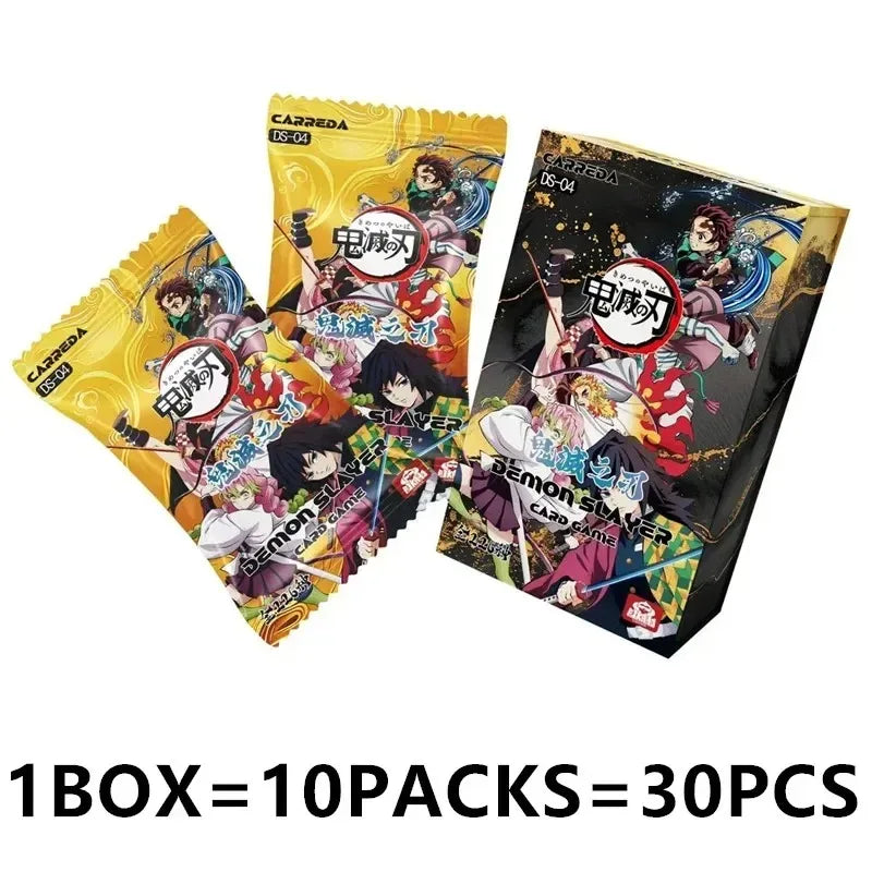 Genuine Demon Slayer Vol.6 Journey Trading Collection Card Treasured Blind Bags Animation Card Children's Toys Holiday Gifts
