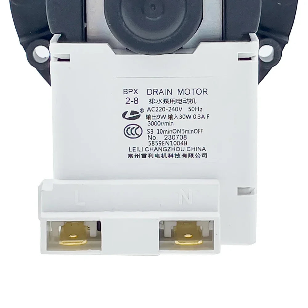 New BPX2-7 BPX2-8 AC220-240V 50Hz 30W 3000r/min 5859EN1004B Drain Pump Motor For LG Washing Machine Washer Drainage Parts