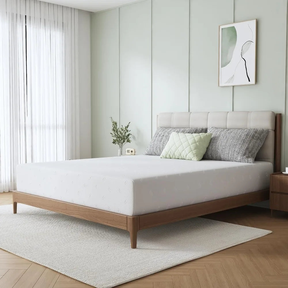 Comfort Memory Foam Mattress, 10 Inch Mattress with High-Density Support Foam for Pressure Relief & Contour Support Mattresses