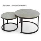 Nordic Simple Coffee Table Modern Creative Home Round Coffee Table Living Room Advanced Sense Iron Art Light Luxury Size Circle