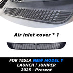Tesla New Model Y 2025 (Juniper) Lower Bumper Anti-Insect Net | Dust Proof Inner Vent Grille Cover