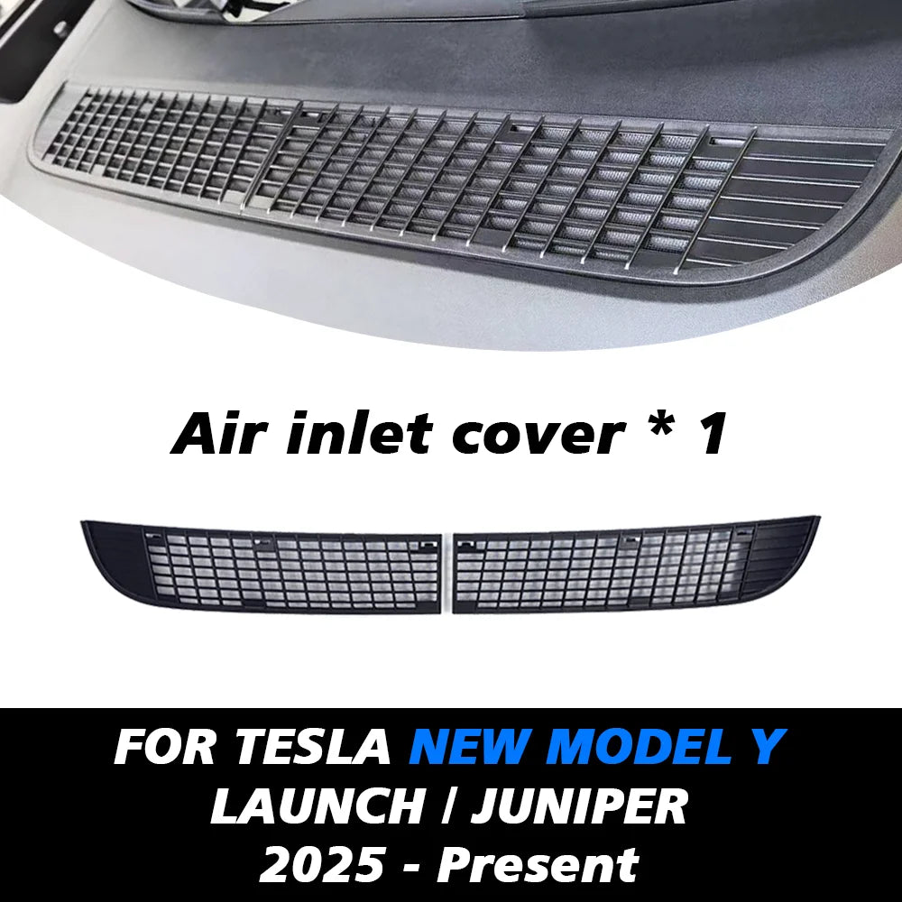 Tesla New Model Y 2025 (Juniper) Lower Bumper Anti-Insect Net | Dust Proof Inner Vent Grille Cover