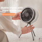 10000mAh 4000mAh Camping Fan Rechargeable Desktop Portable Circulator