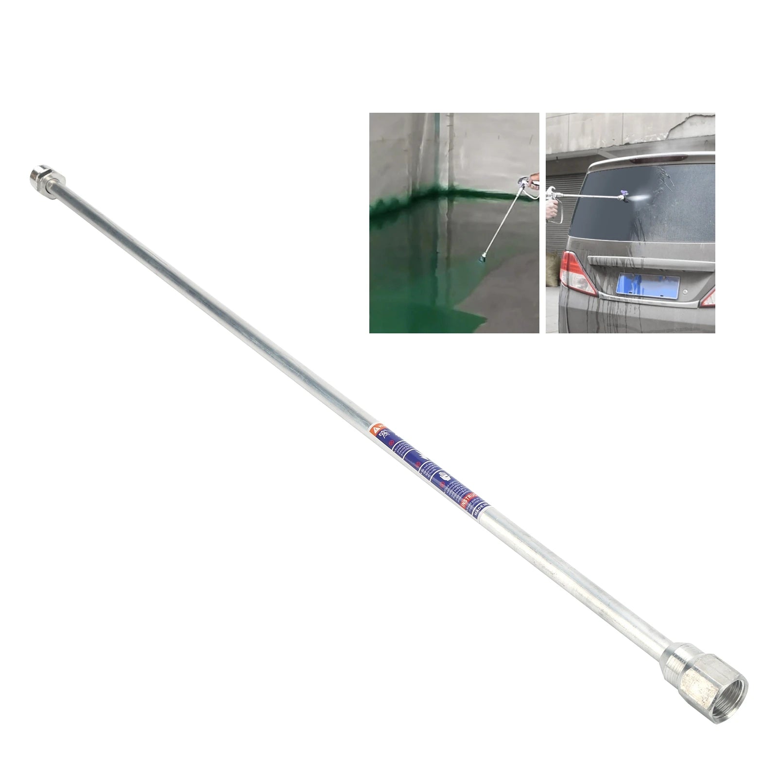 Sprayer Extension Rod Universal Paint Spray Gun Tip Pole Tool Manual Hardware Supplies
