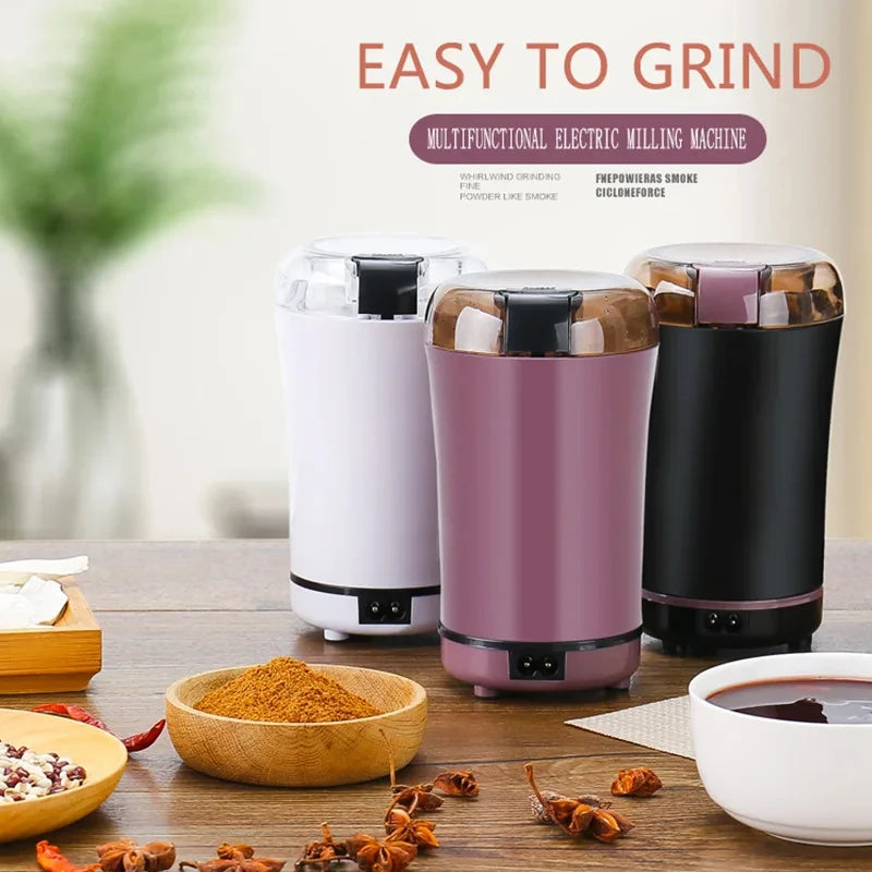 Multifunctional practical and convenient electric grain grinder spice coffee bean grinder household portable herb grinder