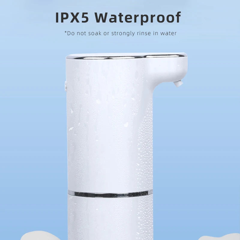 New Wall Mounted Automatic Soap Dispenser Foam Smart Hand Washing Machine 300ml Liquid Rechargeable Bathroom Induction Sensor