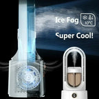 2025 New Bladeless Fan Leafless Spray Fan Usb Mute Desktop Bedroom Nig