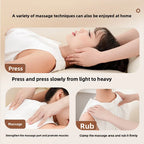 New 3-Speed Adjustment Infrared Heating Neck Back Massage Pillow Red Light Hot Compress Wireless Portable Shiatsu Massage Pillow