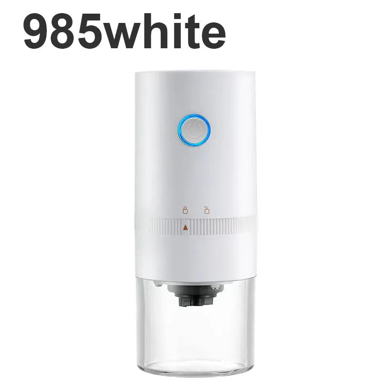 Portable long endurance electric coffee grinder with USB charging adjustable ceramic grinding core grinder