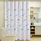 200x200CM Bathroom Curtain Fabric Shower Curtain Extra Wide & Long Waterproof PEVA With Hooks Bathroom Accessories