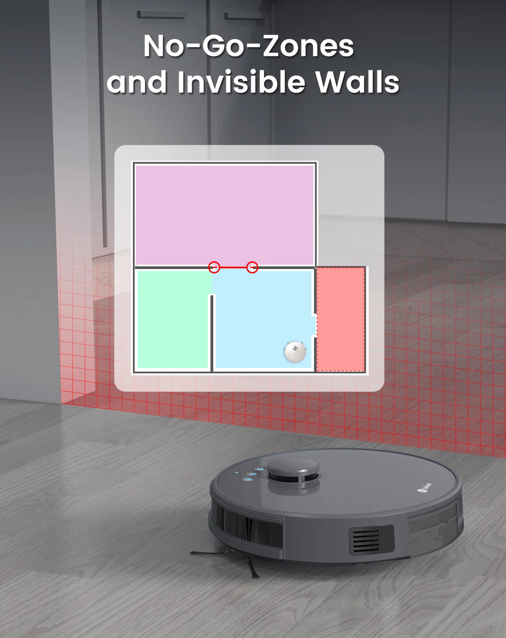 Lefant M1 Robot Vacuum Cleaner with mopping 4000Pa Suction, Lidar Navigation,WiFi/App/Alexa, Ideal for Pet Hair,Carpet