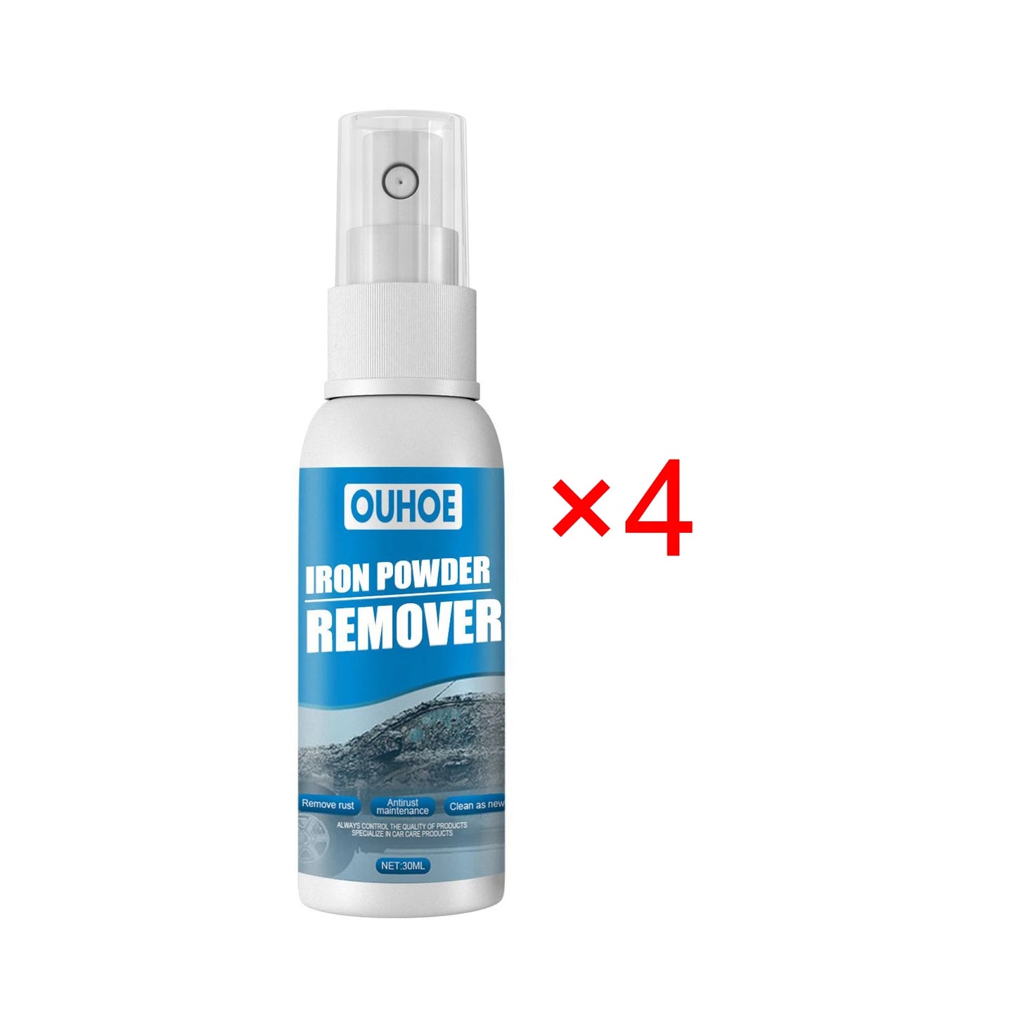 Automobile Iron Powder Rust Remover Spray  Anti-Rust Remover For Cleaning Cars Rust Removal Spray For Metal Surface