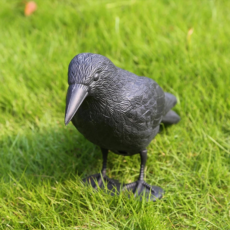 Crow Hunting Decoys Garden Bird Practical Deter Scarer Scarecrow Mice Pest Control Deterrent Repeller Decor For Bird Control