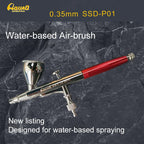 0.35mm Diameter Spray Pen Be Disassembled Separate Metal Material Water Based Paint Special Pneumatic Spray Pen for Beginners