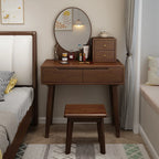 Nordic solid wood dresser 60cm small apartment bedroom modern simple makeup table light luxury dresser storage cabinet