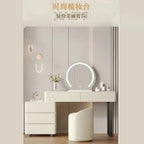 Light luxury dresser modern simple integrated small apartment storage cabinet desk retractable makeup table