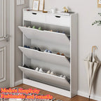 Simple Flip Bucket Shoe Cabinet Entrance Ultra-thin Shoe Cabinet Large Capacity Simple Storage Rack Indoor Shoe Storage Cabinet