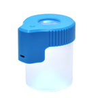 LED Glass Tobacco Jar Bottle Box with Magnifier Sealed Vacuum Herb Tobacco Jar Box Bottle Tobacco Storage Bottle Jar Container