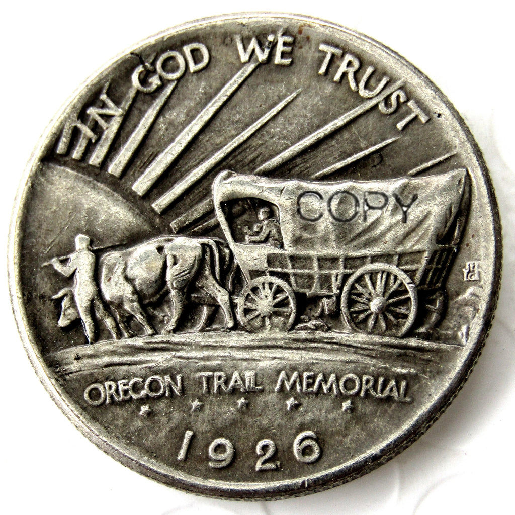 USA 1926-1939-PSD Oregon Commemorative Half Dollar Silver Plated Copy Coin