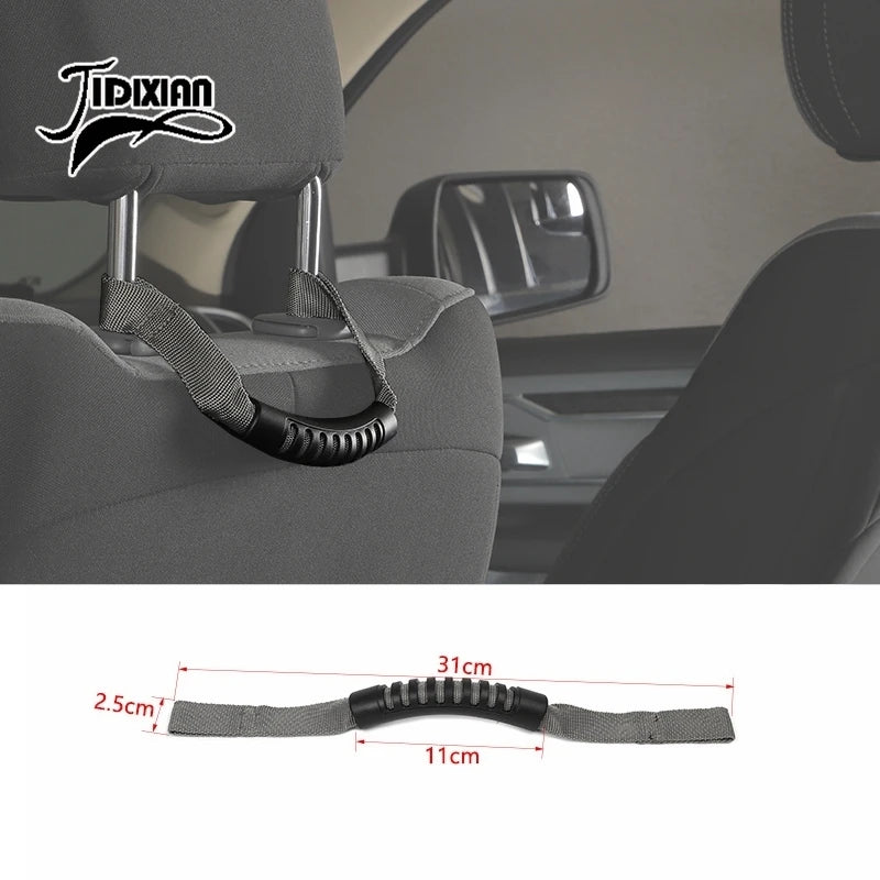 JIDIXIAN Car Seat Headrest Grab Handle for Jeep for Dodge for Ford F150 for Jimny for Chevrolet for GMC for Chrysler for 4Runner