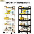5-layer Kitchen Storage Shelf,mobile Trolley,floor Standing Multi-layer Storage Rack,For Bookshelf,snacks, fruits and Vegetables