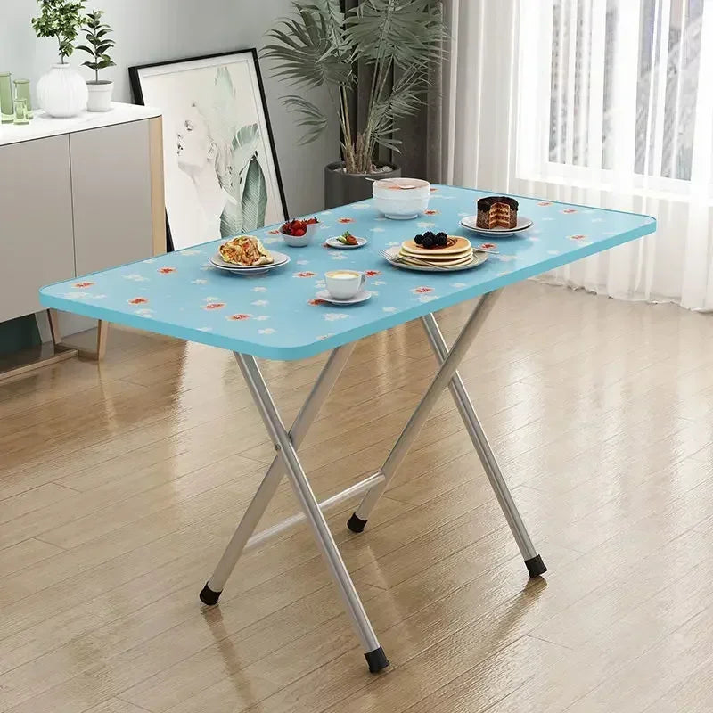 Furniture Simple Household Small Apartment Folding Table Eating Table Student Study Dormitory Portable Parallel Bars Ground Mark
