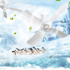 220V 8W 20W 4 Leaves 42/62/80/92cm Ceiling Fan One Gear mini Fan bedro