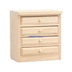 Q0KB Miniature Wooden Kitchen Sink Cabinet 1/12 Dollhouses Craft Project Scene Decors