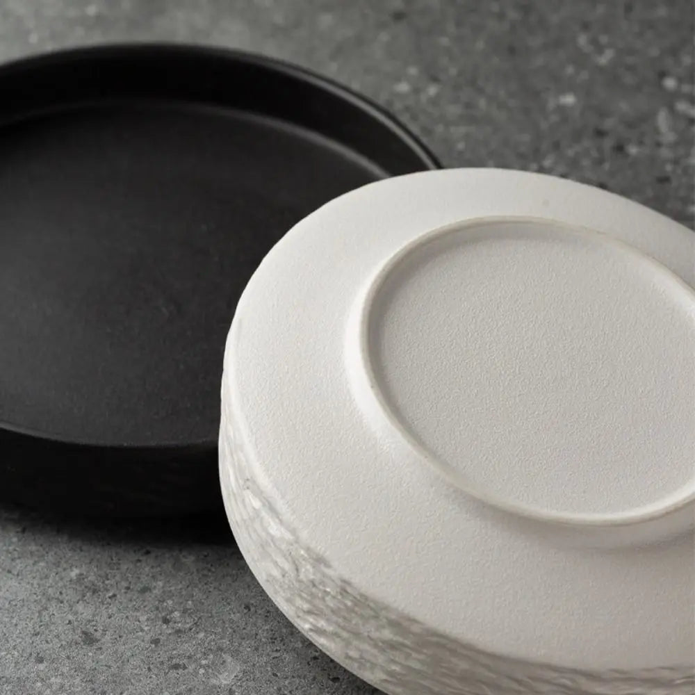 Kitchen Organizer Ceramic Western Dish Retro Durable Rice Bowl Creative Reusable Italian Noodle Dish Home