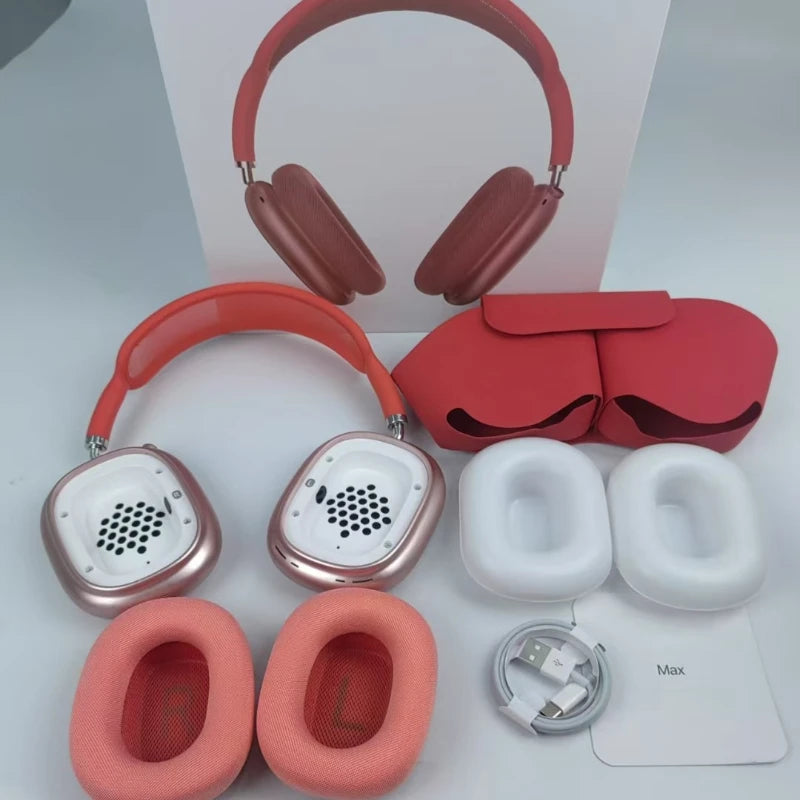New wireless leather bag sports Bluetooth pop-up music earphones P9 MAX head mounted Bluetooth earphones