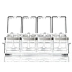 Kitchen Supplies Acrylic Seasoning Box Spice Jar Set Condiment Cruet Bottle Kitchen Organizer and Storage Container