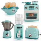 Simulation Kitchen Appliance Playset Kids Pretend Play Kitchen Toy Mini Household Appliance Role-Play Set Educational Toys Gifts