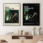 F-Final F-Fantasys Game Cool Poster Sticky Wall Art Printing Waterproof Home Living Bed Room Bar Aesthetic Decor