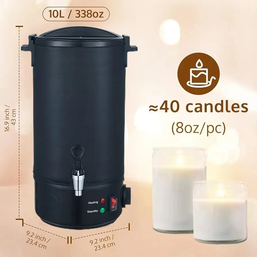 220V 8L/10L Wax Melting Machine Stainless Steel Wax Melter Wax heater Warmer(just 220v)
